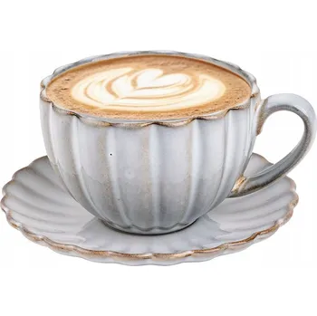 ŠÁLEK S PODŠÁLKEM ATLANTICA ŠEDÝ 250 ML FLORINA