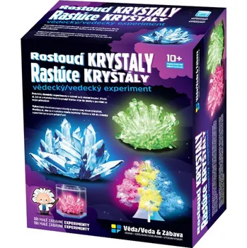 Dětská vědecká sada HM Studio Krystal experimenty - modrý