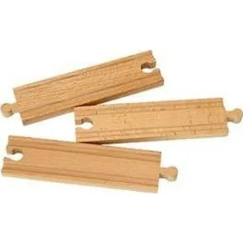 Vláček a vláčkodráha Babu Train Kolej rovná 15cm 2ks