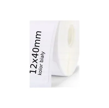 Samolepící etiketa Samolepicí štítky bílé 12 x 40 mm 160 ks