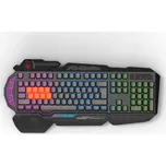 A4Tech BLOODY B318, klávesnice CZ, herní, podsvícená, voděodolná typ drátová (USB), černá