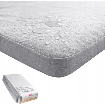 Prostěradlo Froté Prostěradlo s Gumou 220x200 Nepromokavé Voděodolné VELKÉ Šedé