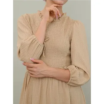 Dámské šaty Sinsay - Košilové šaty - béžová - 116GY-12X - 116GY-12X-M