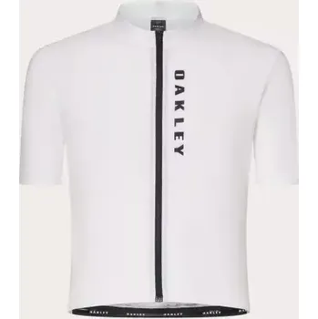 cyklistický dres Oakley Icon Classic 2.0 pánský dres krátký rukáv White vel. L
