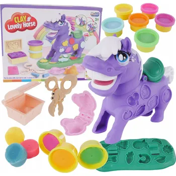 Modelovací hmota VELKÁ SADA MODELÍNA MODELOVACÍ HMOTA KOŇSKÉ TĚSTO