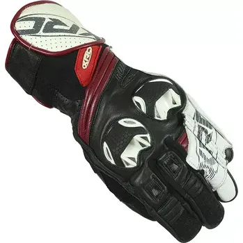 Moto rukavice Dámské rukavice na moto XRC RUN 1/2 BLK/WHT/PURPLE