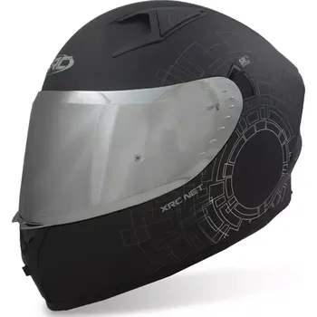 Helma na motorku XRC NET matt black vel. XS