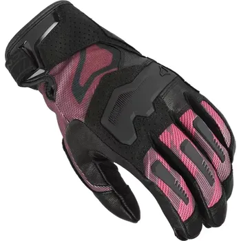 Moto rukavice Dámské rukavice Macna Haros 2.0 black/bordeaux/pink