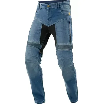Sportovní oblečení Kevlarové džíny na moto Trilobite 661 Parado blue SLIM (prodloužené)