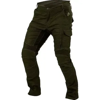Sportovní oblečení Kevlarové džíny na moto Trilobite Acid Scrambler khaki 2.0 vel. 42