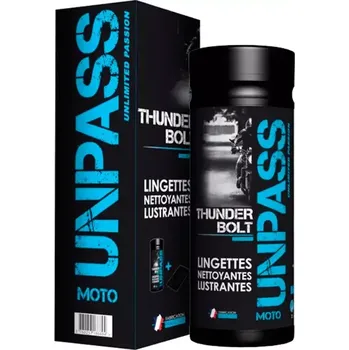 Čistíci a leštící ubrousky Thunderbolt Unpass 35ks + utěrka