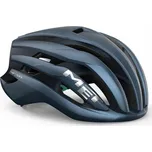 MET Silniční cyklistická helma Trenta MIPS Navy Silver Matt, velikost L
