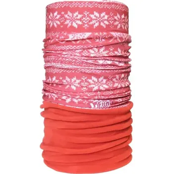 Nákrčník Dětský zimní multifunkční šátek Brubeck Chusta norway deer red