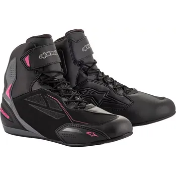 Moto obuv Dámské boty na moto Alpinestars Stella Faster-3 Drystar black/fuchsia