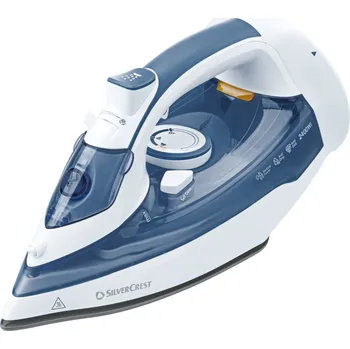 Praní a péče o prádlo SILVERCREST® Bezdrátová napařovací žehlička (modrá)