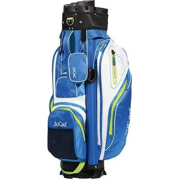 Golfový bag JuCad Manager Waterstop cart bag, modro/bílý