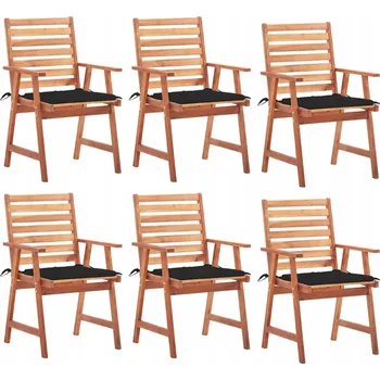 Zahradní židle VidaXL dřevěná černá