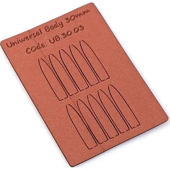 Volný čas Hends Pěnová Tělíčka Universal Body Brown Délka: 25mm