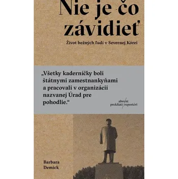 Kniha Nie je čo závidieť