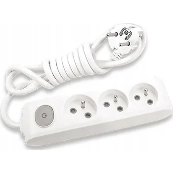 Napájecí kabel Prodlužovací Kabel lišta Panasonic 1,5 m 3 ks bílá