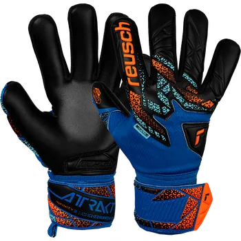 Brankářské rukavice Brankářské rukavice Reusch Attrakt Infinity NC Junior Goalkeeper Gloves 5572725-4468 Velikost 8