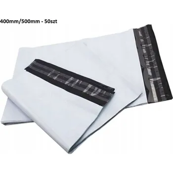 Obálka PLASTOVÉ OBÁLKY 400/500 - 50 kusů obálky z fólie, kurýrní sáčky, foliopak