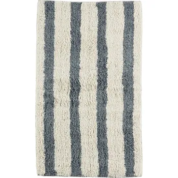 Koupelnová předložka MADAM STOLTZ Koupelnová předložka Tufted Dusty blue Stripes 50 × 80 cm
