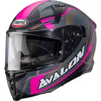 Helma na motorku Helma na moto Caberg Avalon X Optic matt black/grey/fuchsia vel.S