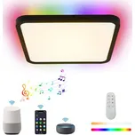 Immax NEO LITE TUDO Smart stropní svítidlo RGB podsvícení 40cm 50W Tuya WiFi Beacon černá