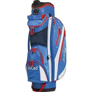 Golfový bag JuCad Junior dětský cart bag, modro/bílo/červený