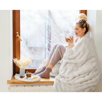 deka Deka Eurofirany polyester 150 cm x 200 cm béžová