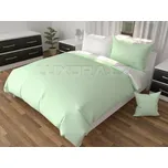 Povlečení krep uni bílozelené - 200x140cm + 90x70cm- poslední 1 kus