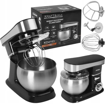 Kuchyňský robot Kuchyňský robot KD4164 černý 2200 W 6 l 6 rychlostí protiskluzové nožičky