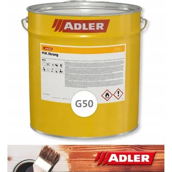 Lak na dřevo ADLER Aduro Strong G50 polomat 2kg Polyuretanový lak na dřevo Bezbarvý