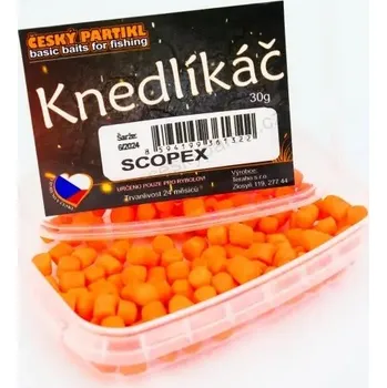 Návnadová pasta a těsto Český Partikl Knedlíkáč Scopex nástraha z těsta 30 g