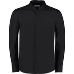 Kustom Kit Popelínová košile s dl. rukávem a mao límcem KK 161 Velikost: 2XL, Barva: černá