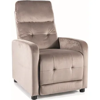 Křeslo Relaxační křeslo OTUS velvet béžové