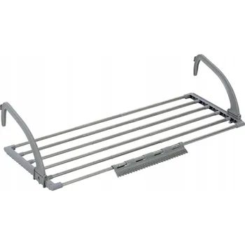 Sušák na prádlo BALKÓNOVÝ SUŠÁK NA PRÁDLO NEREZOVÁ OCEL NASTAVITELNÝ 41-104 CM, 6 M SUŠICÍ PLOCHY