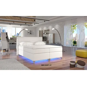 Ložnice ELTAP Manželská postel ALEX BOXSPRINGS 180x200 (ekokůže Soft 17)