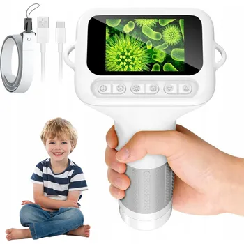 Mikroskop 1000X DIGITÁLNÍ OPTICKÝ KAPESNÍ MIKROSKOP PRO DĚTI S LED OSVĚTLENÍM A HD ZOOMEM