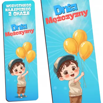 Záložka Dárek pro kluky ke Dni Mužů do školy Záložka do knihy gift