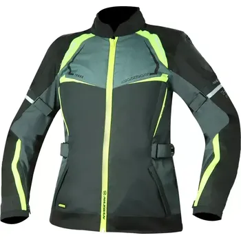 Moto bunda Dámská bunda na moto Nazran Thron Tech Air black/grey/fluo vel. M
