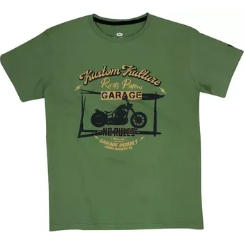 Pánské tričko Tričko Rusty Pistons RPTSM64 No Rules green vel. S