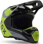 Fox V1 Lean Helmet Grey/Yellow vel. S