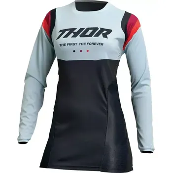 Sportovní oblečení Dámský motokrosový dres Thor Pulse Rev black/mint