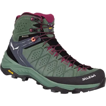 Dámská treková obuv Dámské boty Salewa Ws Alp Trainer 2 Mid Gtx Velikost bot (EU): 40,5 / Barva: zelená