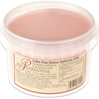 Přisada na vaření a pečení Tuková poleva 260g Cake Masters - světle růžová