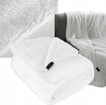 Prostěradlo Deka Eurofirany polyester 150 cm x 200 cm bílá