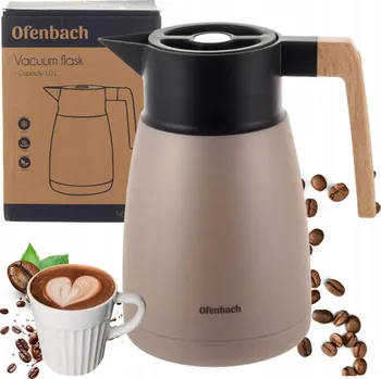 Termoska Termoska na nápoje Ofenbach 1 l hnědá