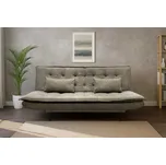 Designová rozkládací pohovka Arvik taupe mikrovlákno 195cm 235499482